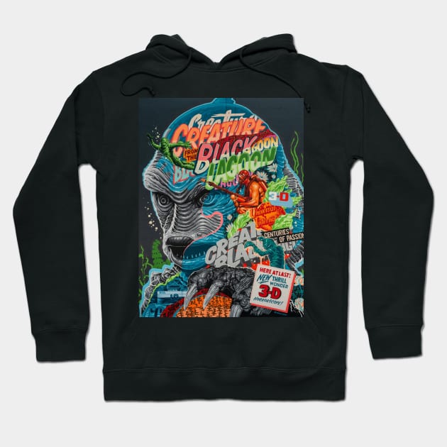 Creature from the Black Lagoon Hoodie by aknuckle